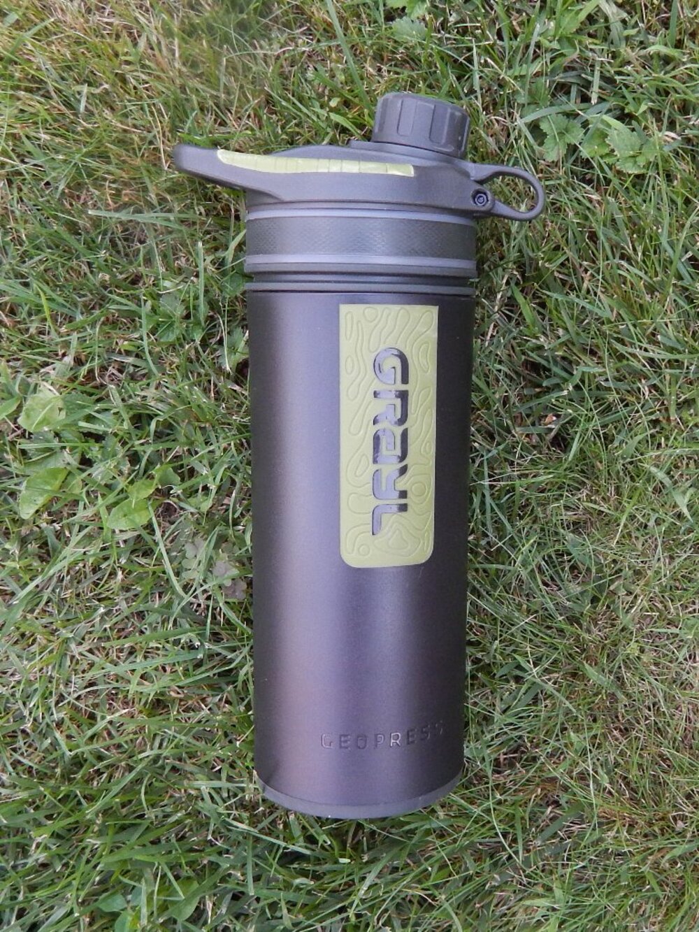 GRAYL GeoPress 24oz Water Purifier Bottle Black Camo NEVER USED *****